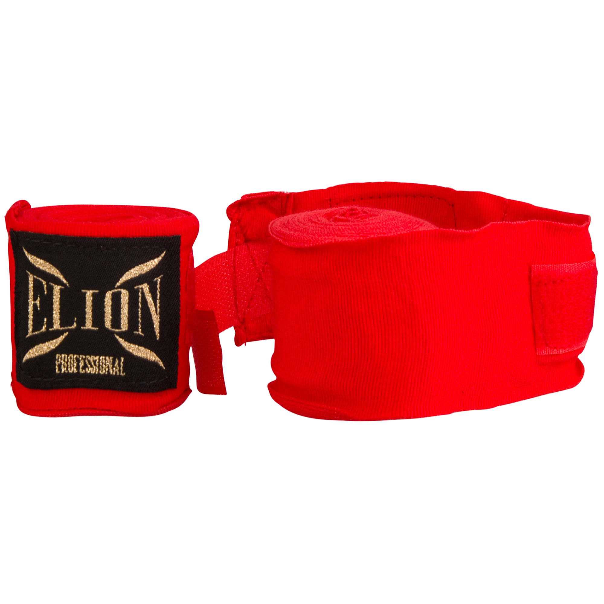 Attache pouce et fermeture velcro des bandes ELION rouge