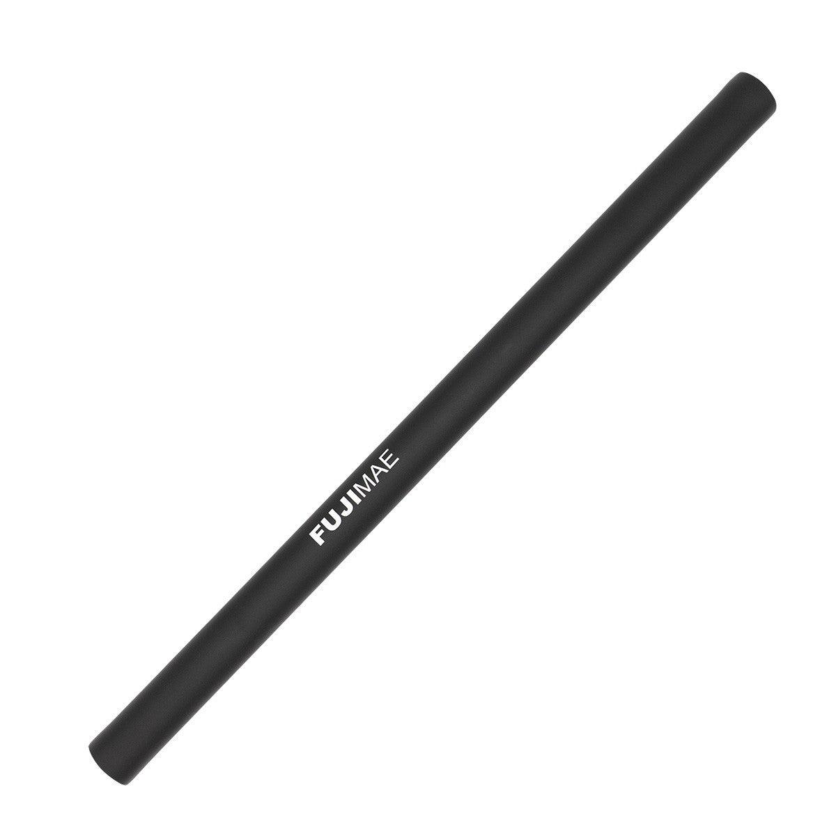 Black FUJIMAE foam self-defense training stick for martial arts practice