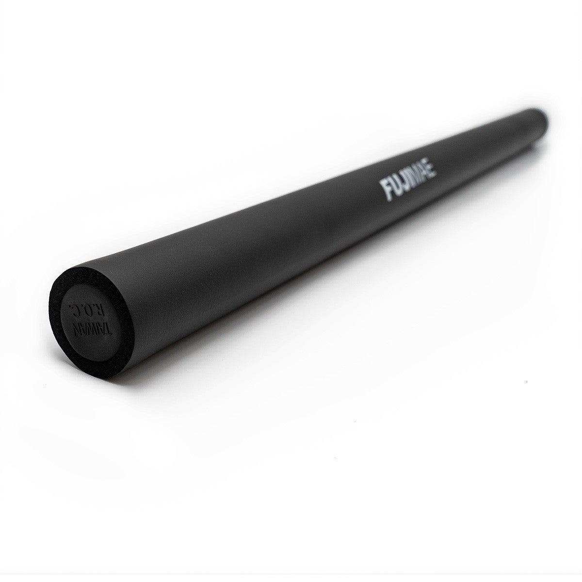 Black FUJIMAE foam self-defense training stick for martial arts and safe practice