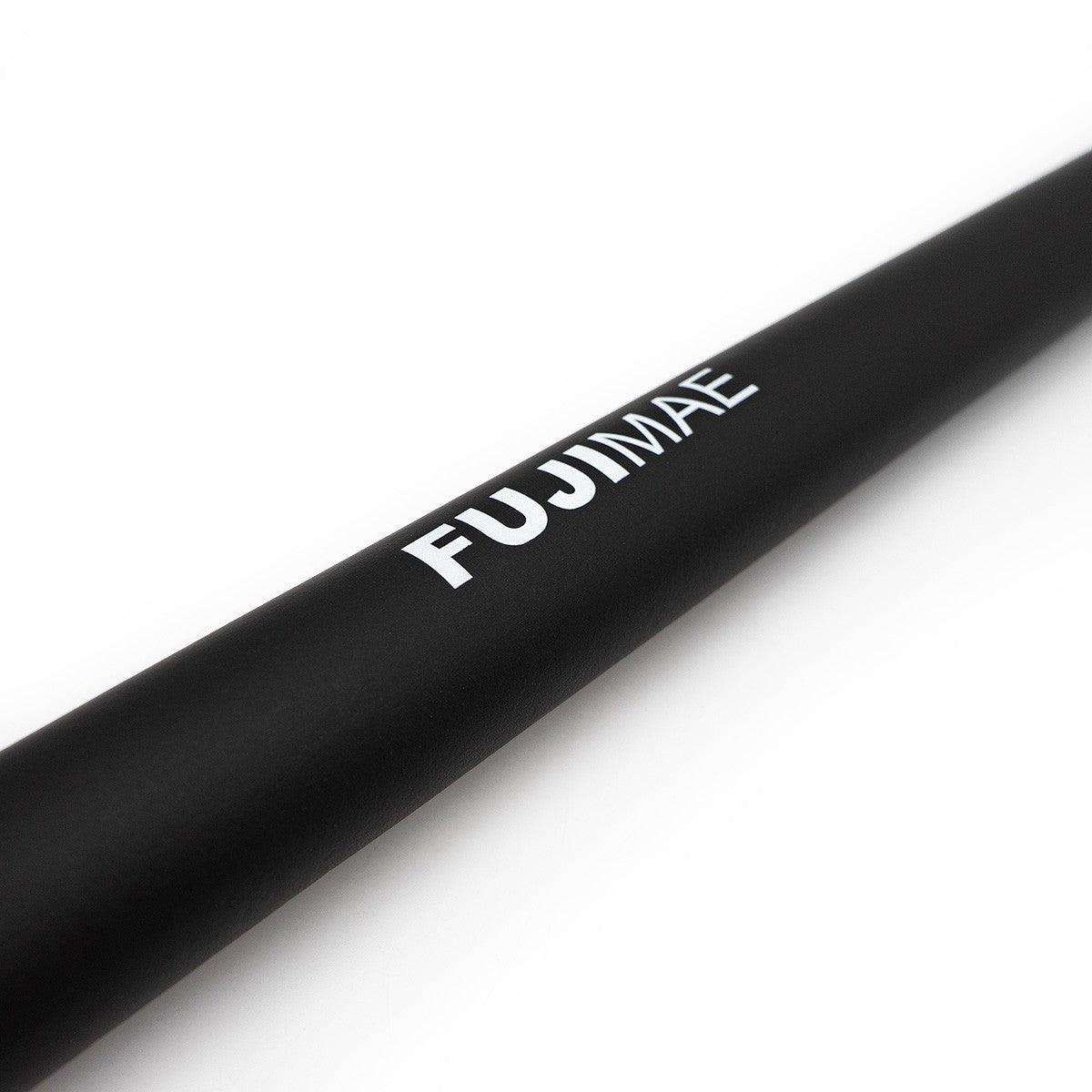 Black FUJIMAE foam-covered self-defense training stick for martial arts and safe practice