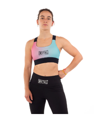 Brassière Femme Elastique Metal Boxe - Miami Vice