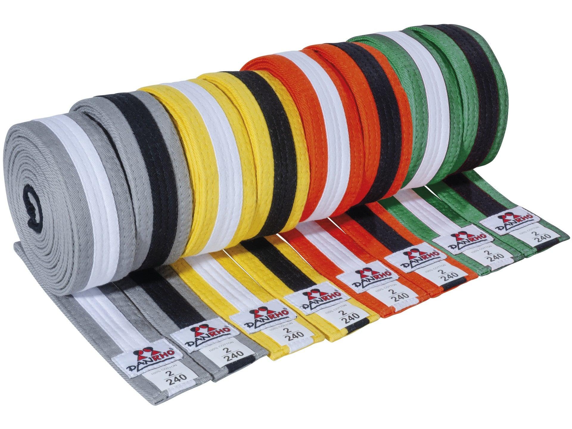 Ceinture Jiu Jitsu Brésilien Enfant Bicolore Danrho