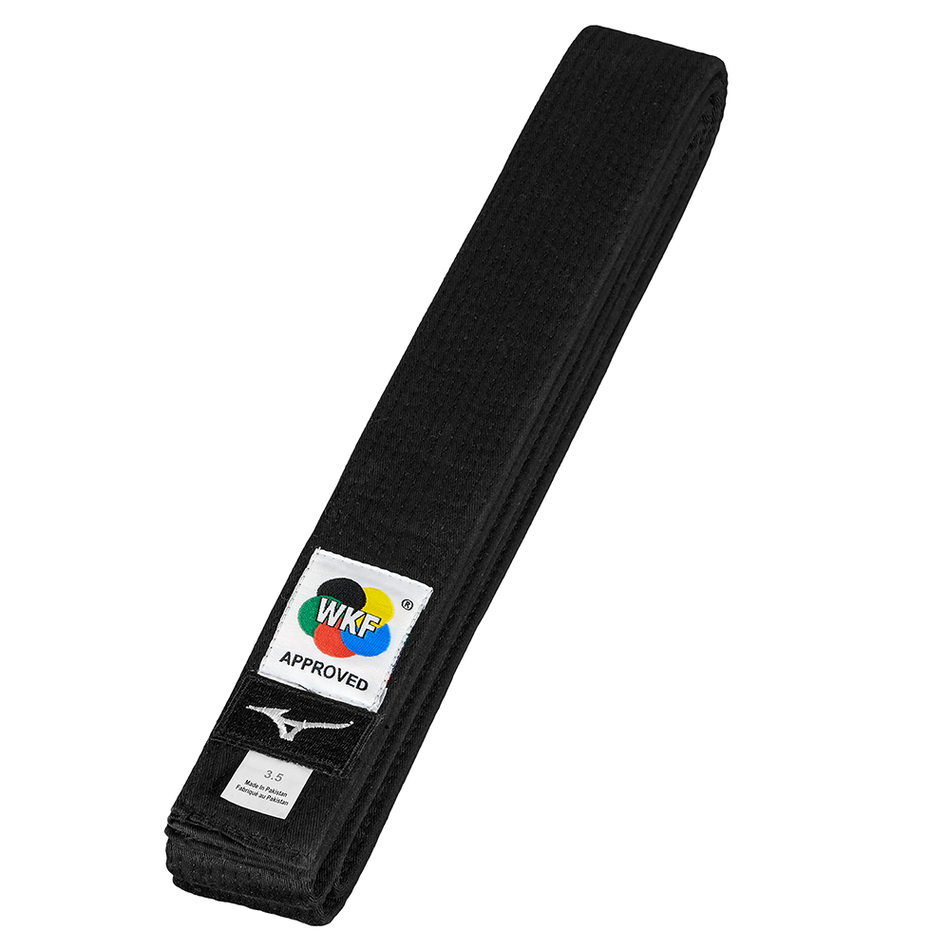 Ceinture Karaté Noire WKF Mizuno – Qualité Officielle