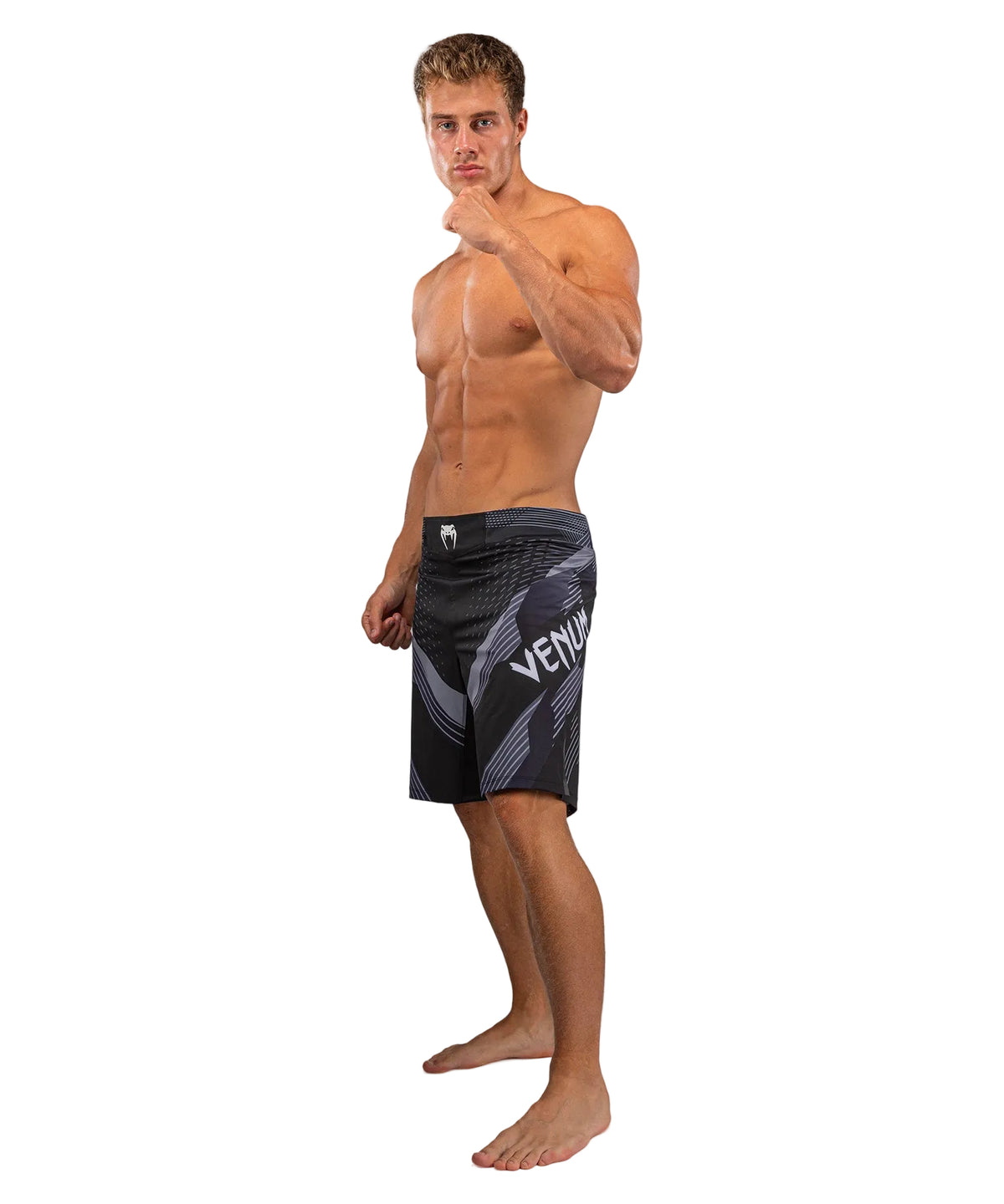 Fightshort Venum No-Gi 6.0 Noir/Blanc vue de détail
