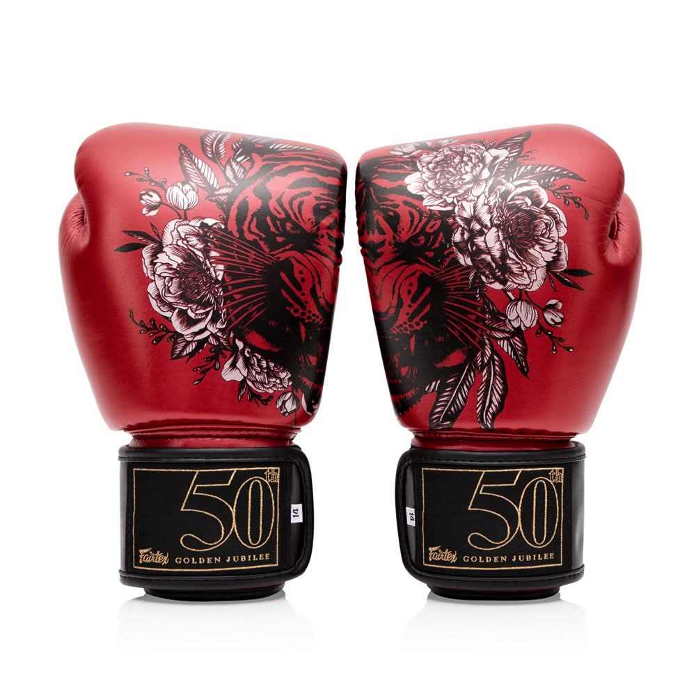 Sérigraphie 50e anniversaire du gant Fairtex Golden Jubilee