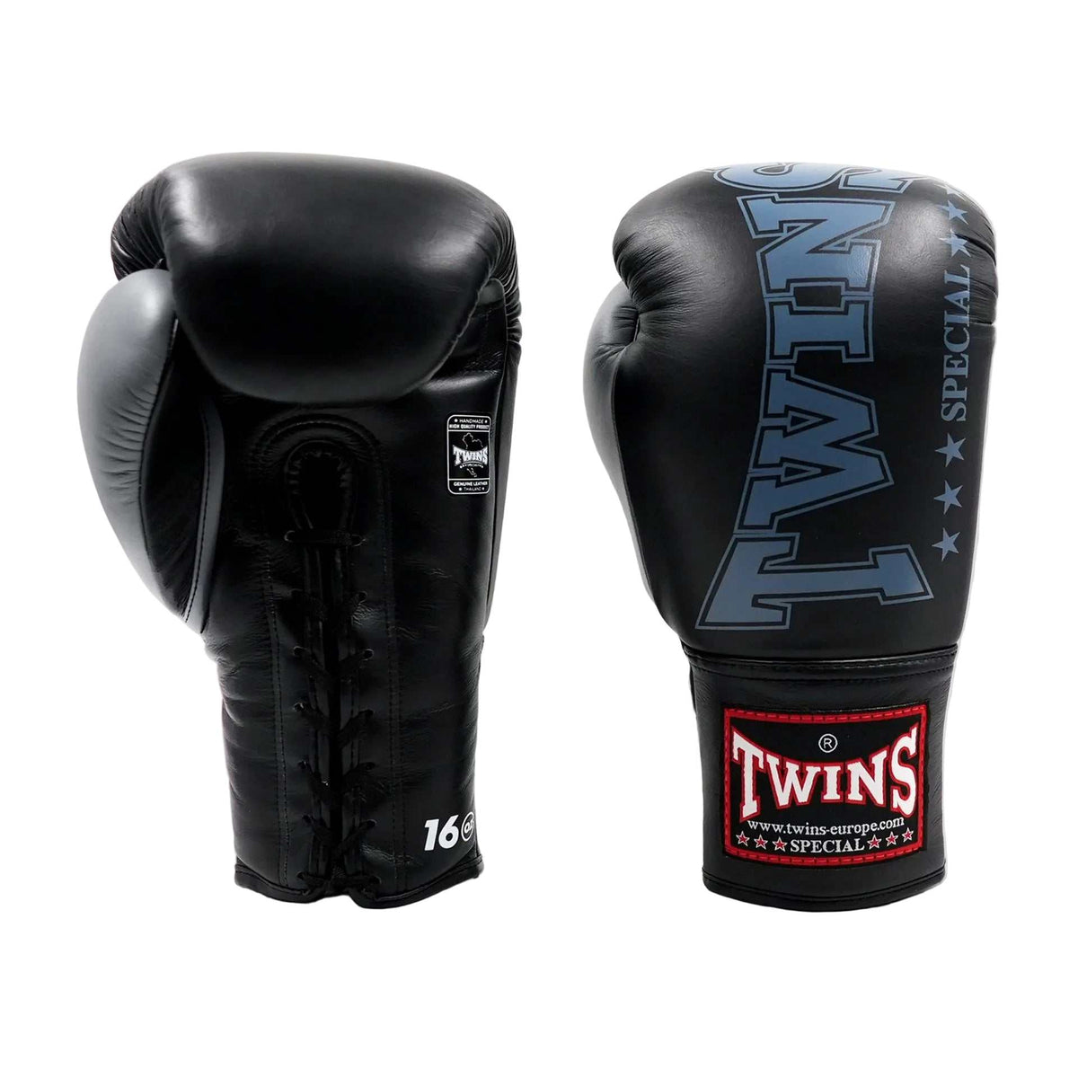 Gants de boxe Twins Special BGLL8 à lacets Noir