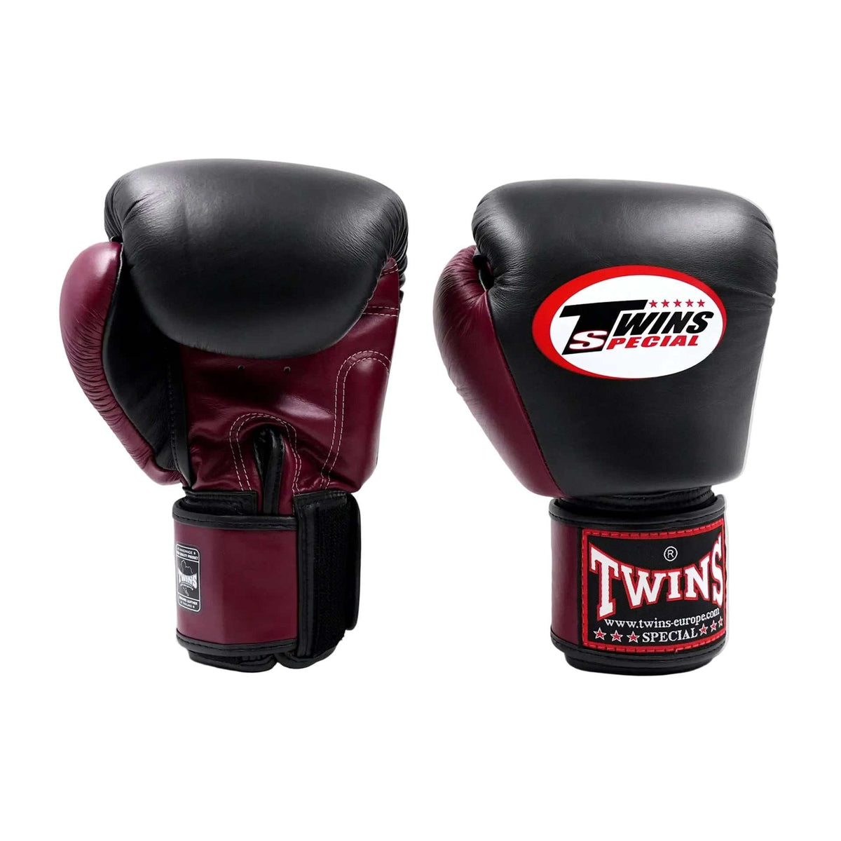 Gants de boxe Twins BGVL3 2 tons Bordeaux Noir