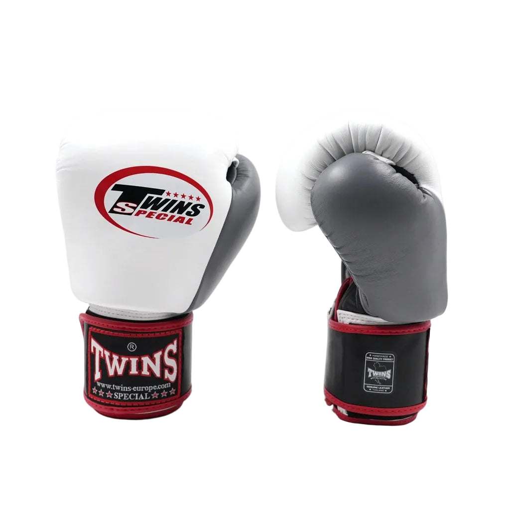 Gants de boxe Twins BGVL3 3 tons Noir Blanc Gris, vue 3