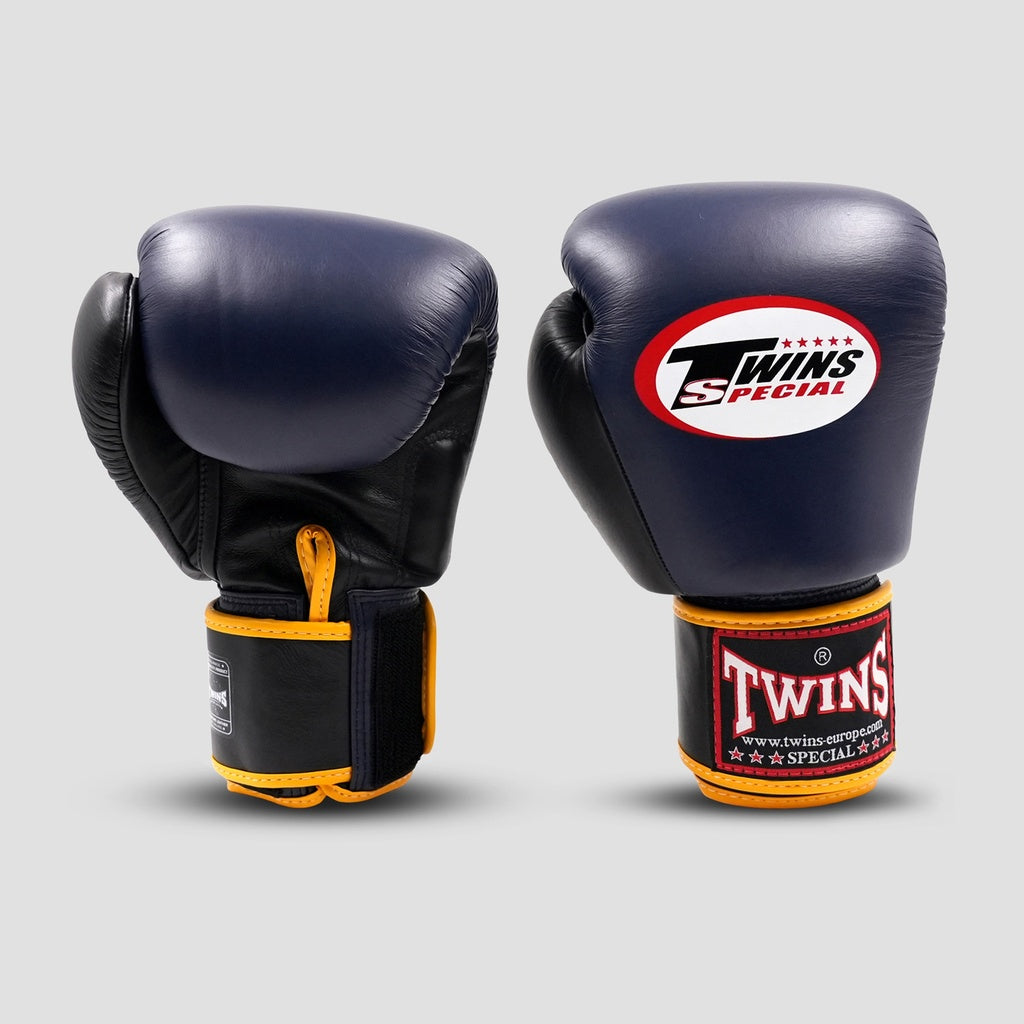 Gants de boxe Twins BGVL3 3 tons Noir Marine, vue 2