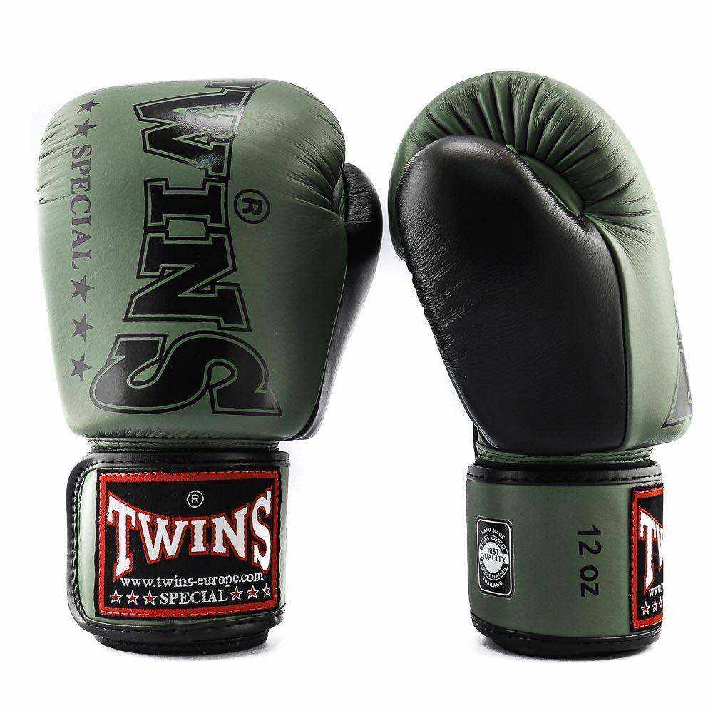Gants Twins BGVL8 vert olive, vue de la sangle velcro