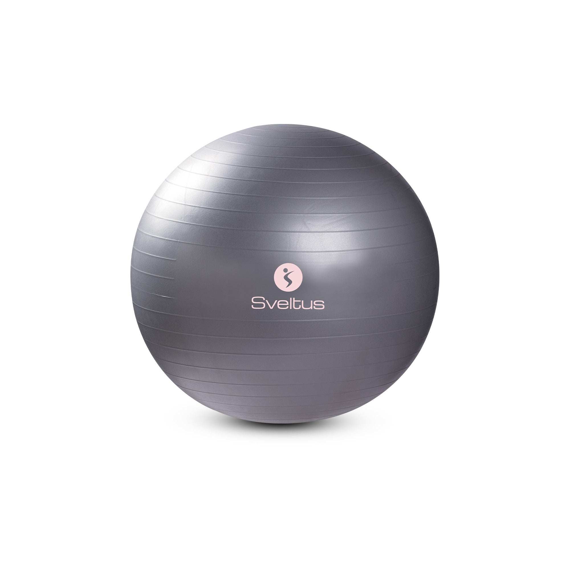 Gymball gris Sveltus pour renforcement musculaire et gainage avec surface antidérapante.