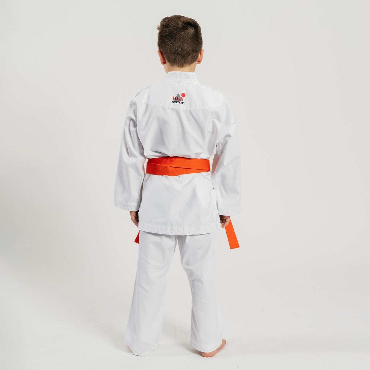 Veste du judogi FUJIMAE Basic, tissage plat blanc