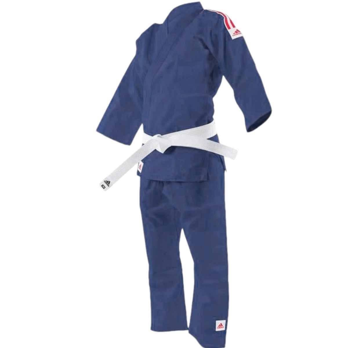 Kimono Judo Adidas J200 Bleu Initiation pour enfant débutant