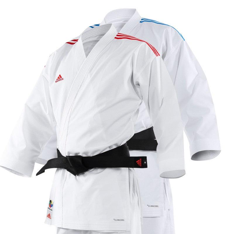 Kimono de Karate Kumite Adidas K190SK à Bandes - Boutique des Arts Martiaux et Sports de Combat