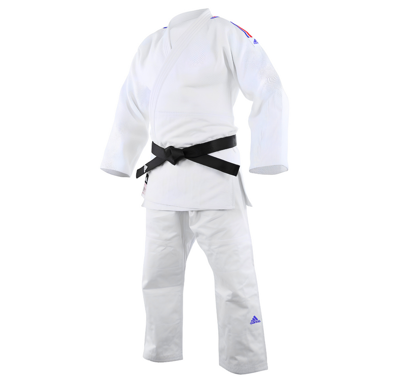 Kimono de Judo Champion III IJF France adidas – Bleu Blanc Rouge