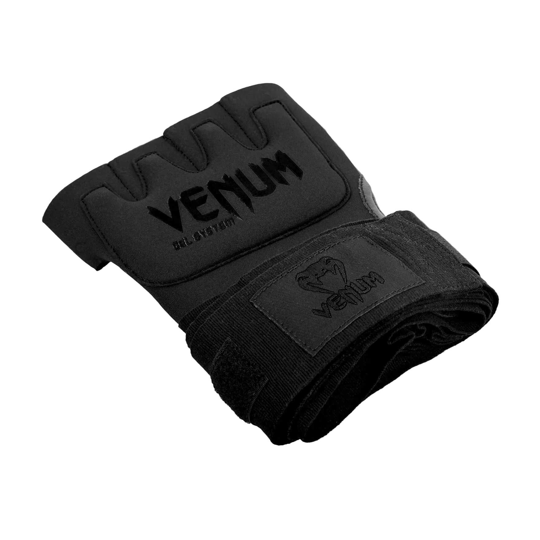 Mitaines sous-gants Venum Gel Kontact noir offrant protection, confort et maintien optimal pour boxe et MMA