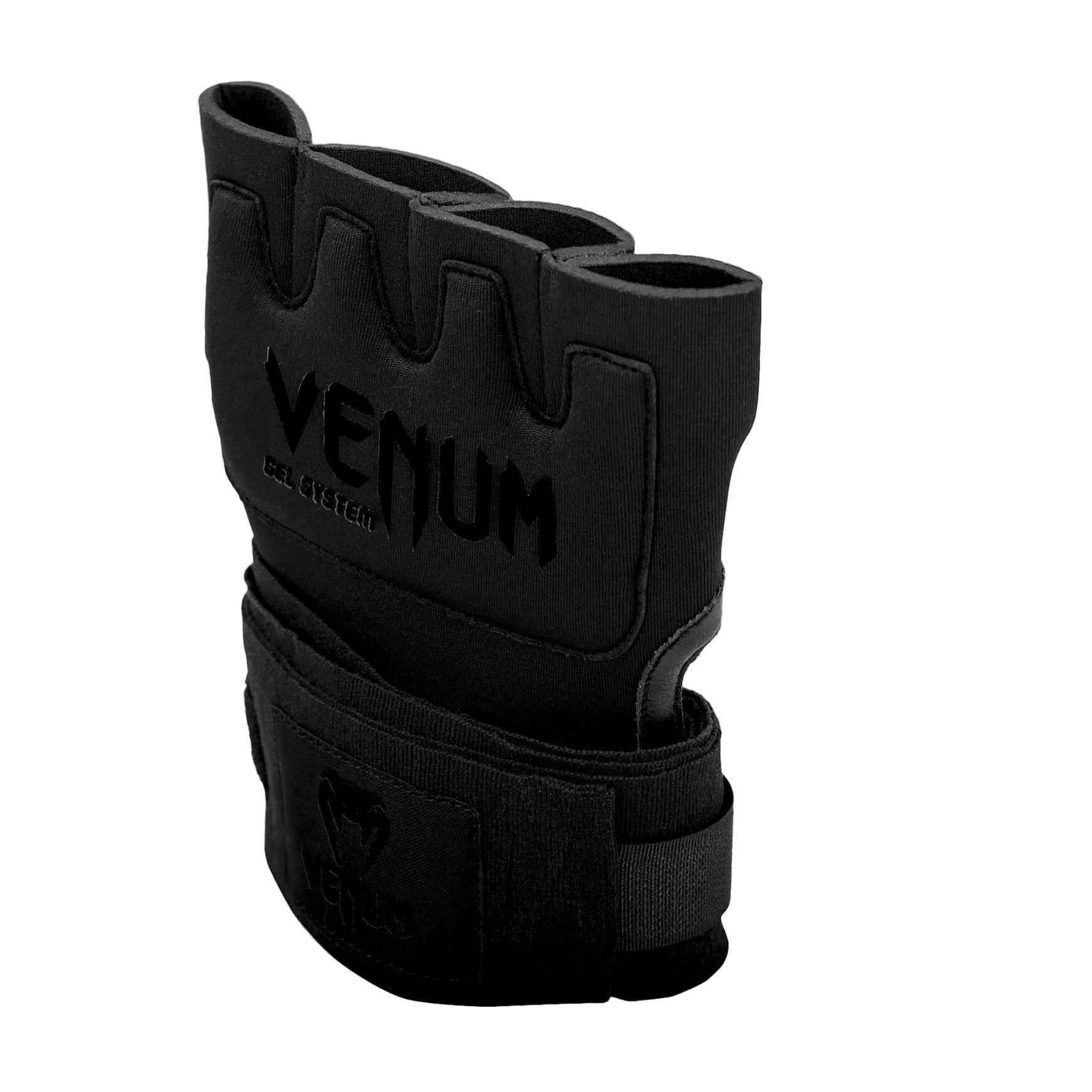 Mitaines sous-gants Venum Gel noires offrant protection et maintien optimal pour entraînement boxe et MMA