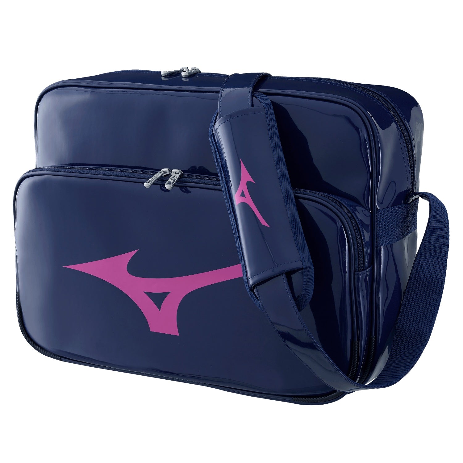 Mizuno RB Enamel Bag M Navy/Magenta | Boutique des Arts Martiaux