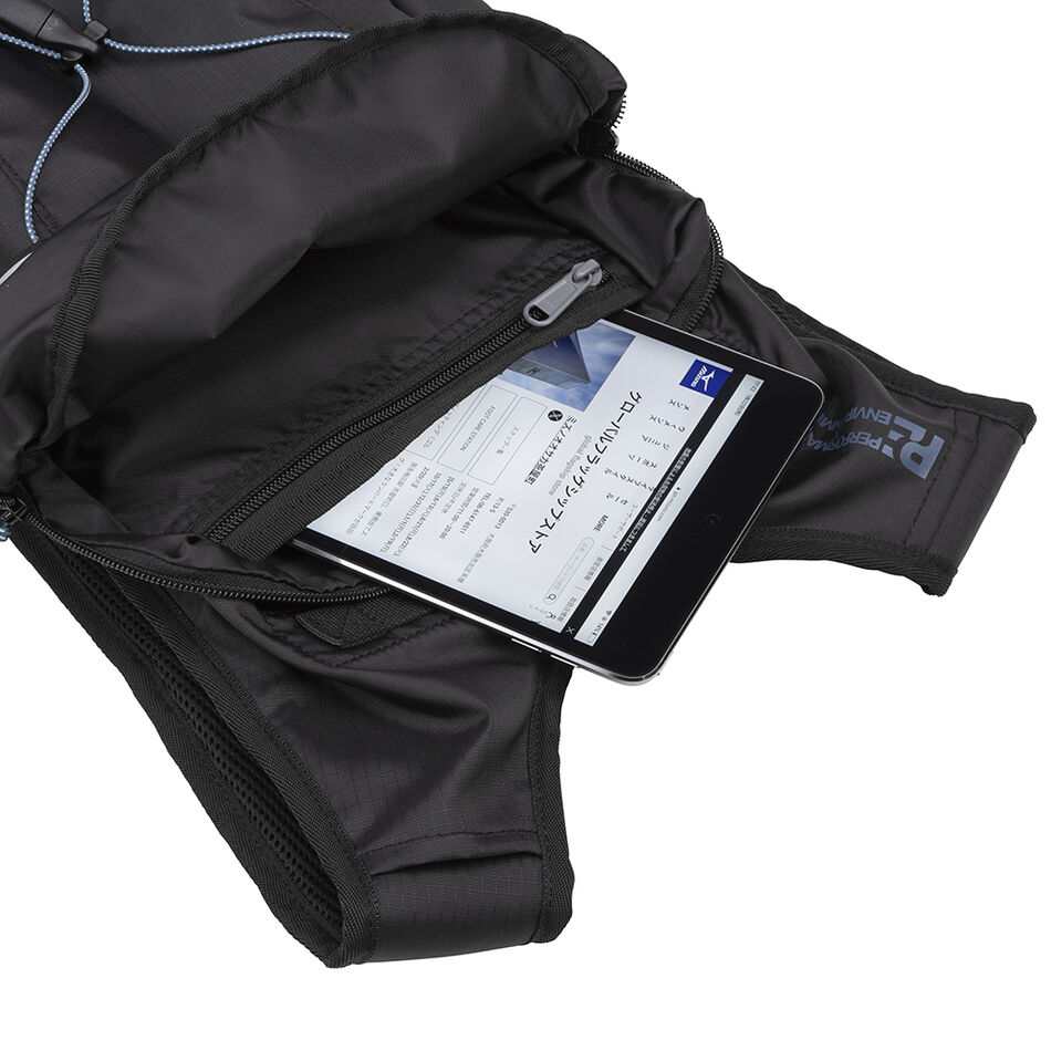 Sac à dos Mizuno 11L noir, format compact pour le running