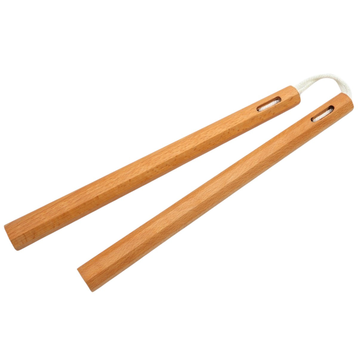 Nunchaku bois corde octogonal 35 cm - Kamikaze
