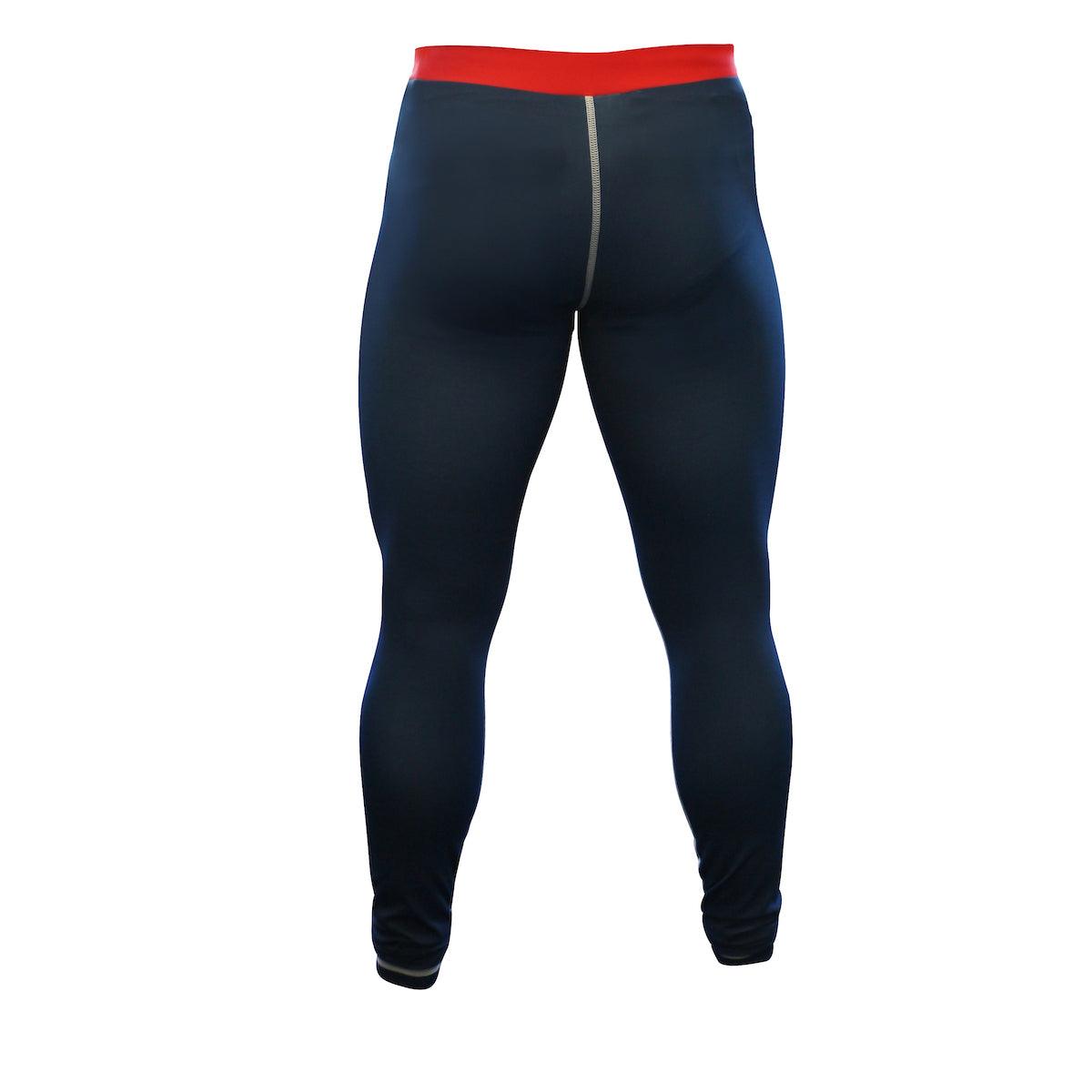 Pantalon de compression Adidas - Bleu/Blanc/Rouge ADICSP01 - Boutique des Arts Martiaux