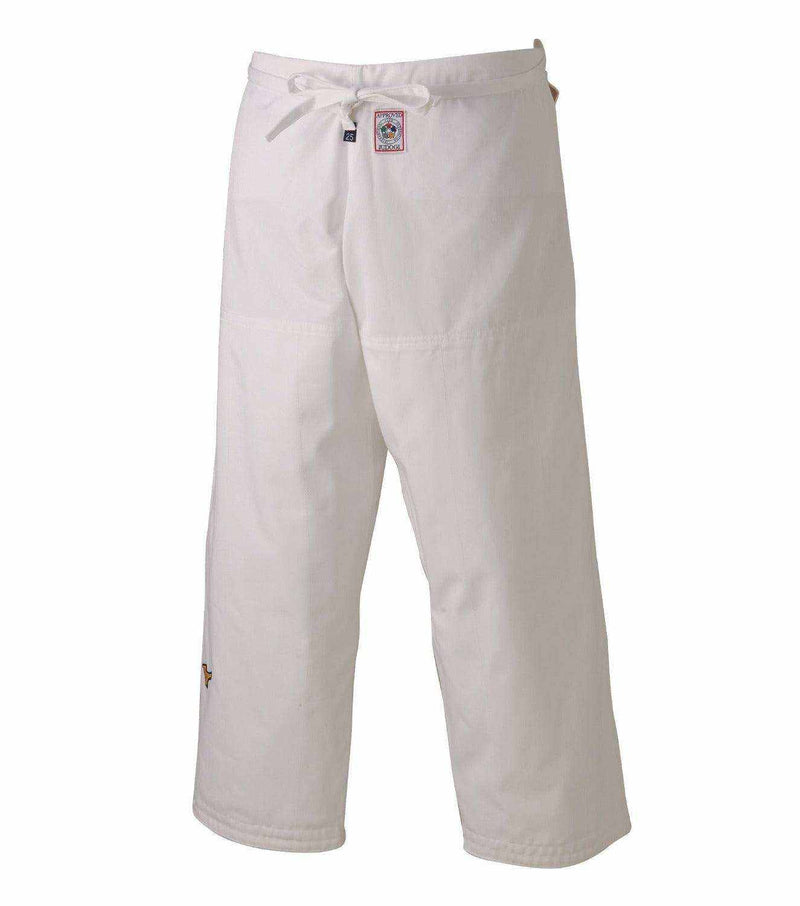 Pantalon Judogi Mizuno Yusho IJF Blanc – Homologué IJF