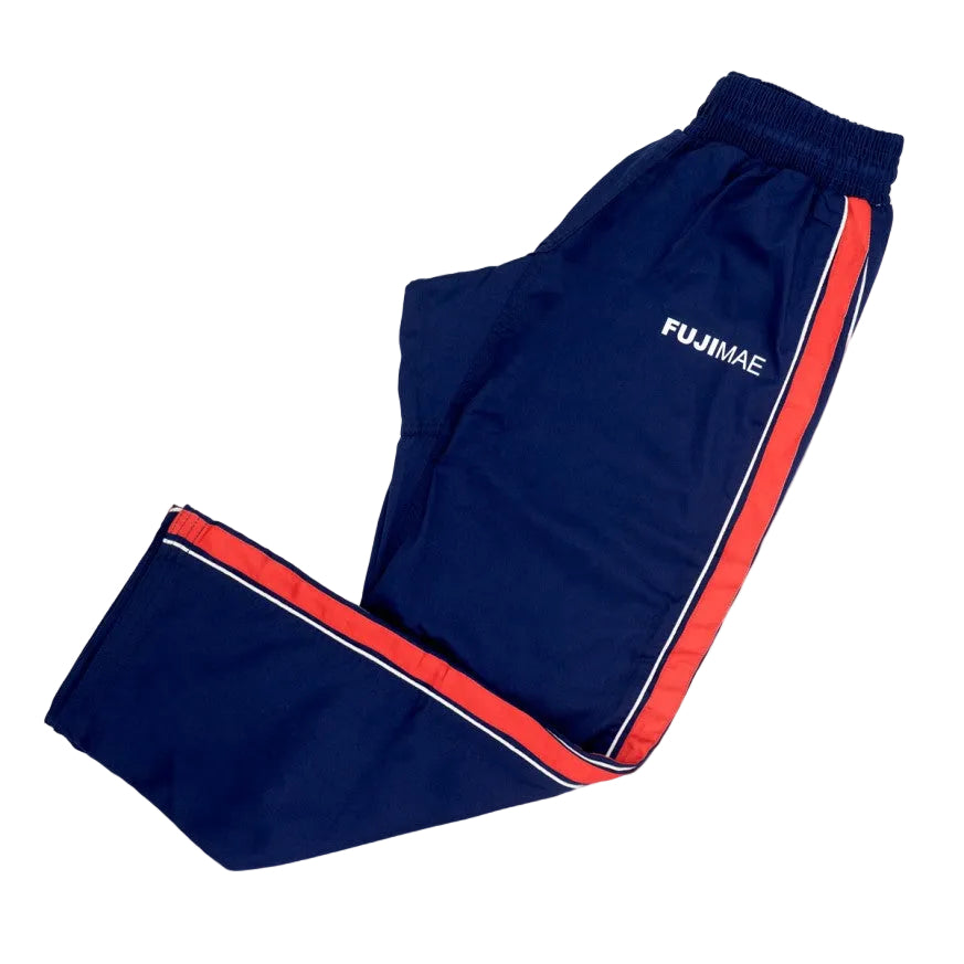 Pantalon Arts Martiaux Training FUJIMAE bleu et rouge