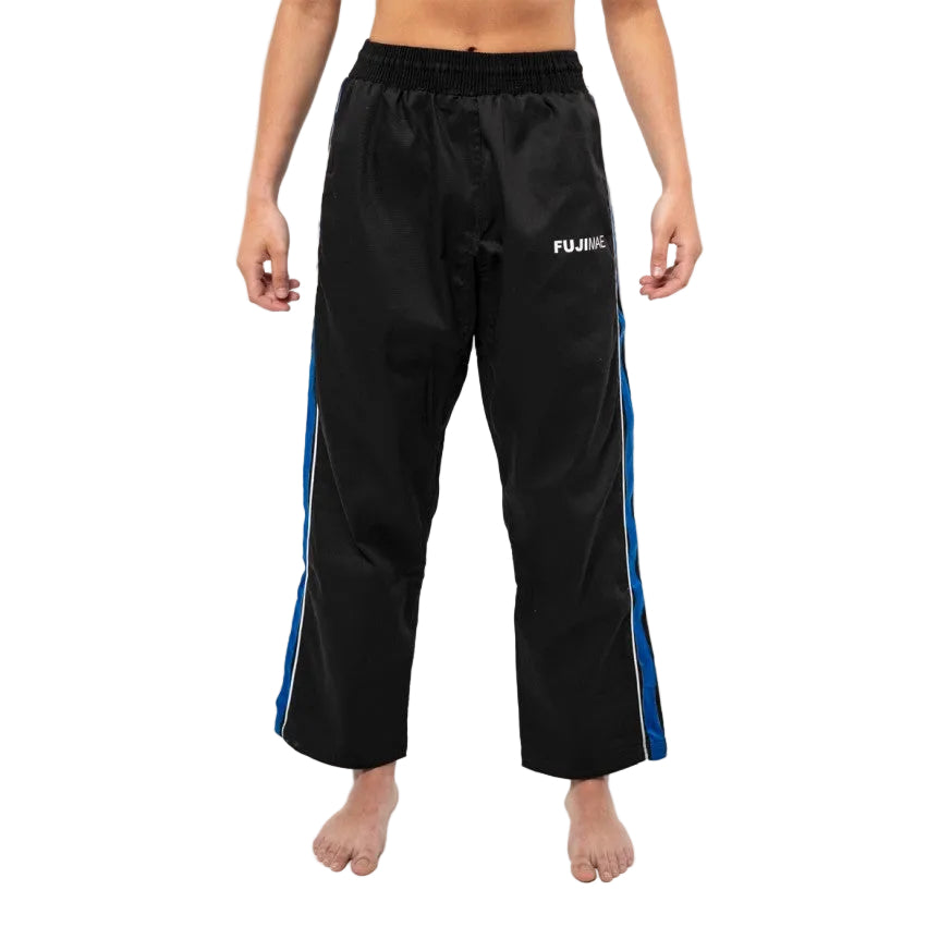 Pantalon Arts Martiaux Training FUJIMAE noir et bleu