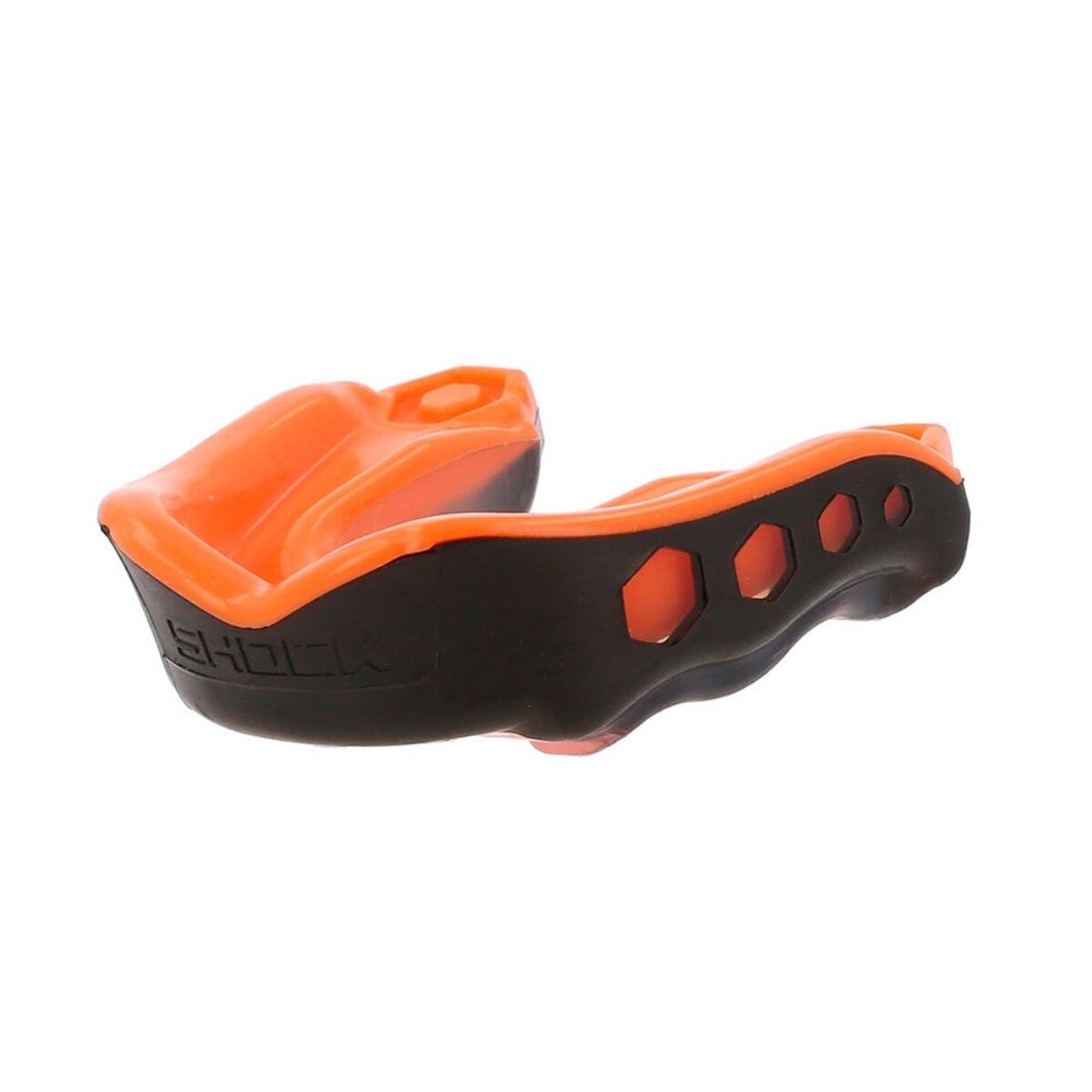 Protège-dents Shock Doctor Gel Max Noir et Orange, vue principale
