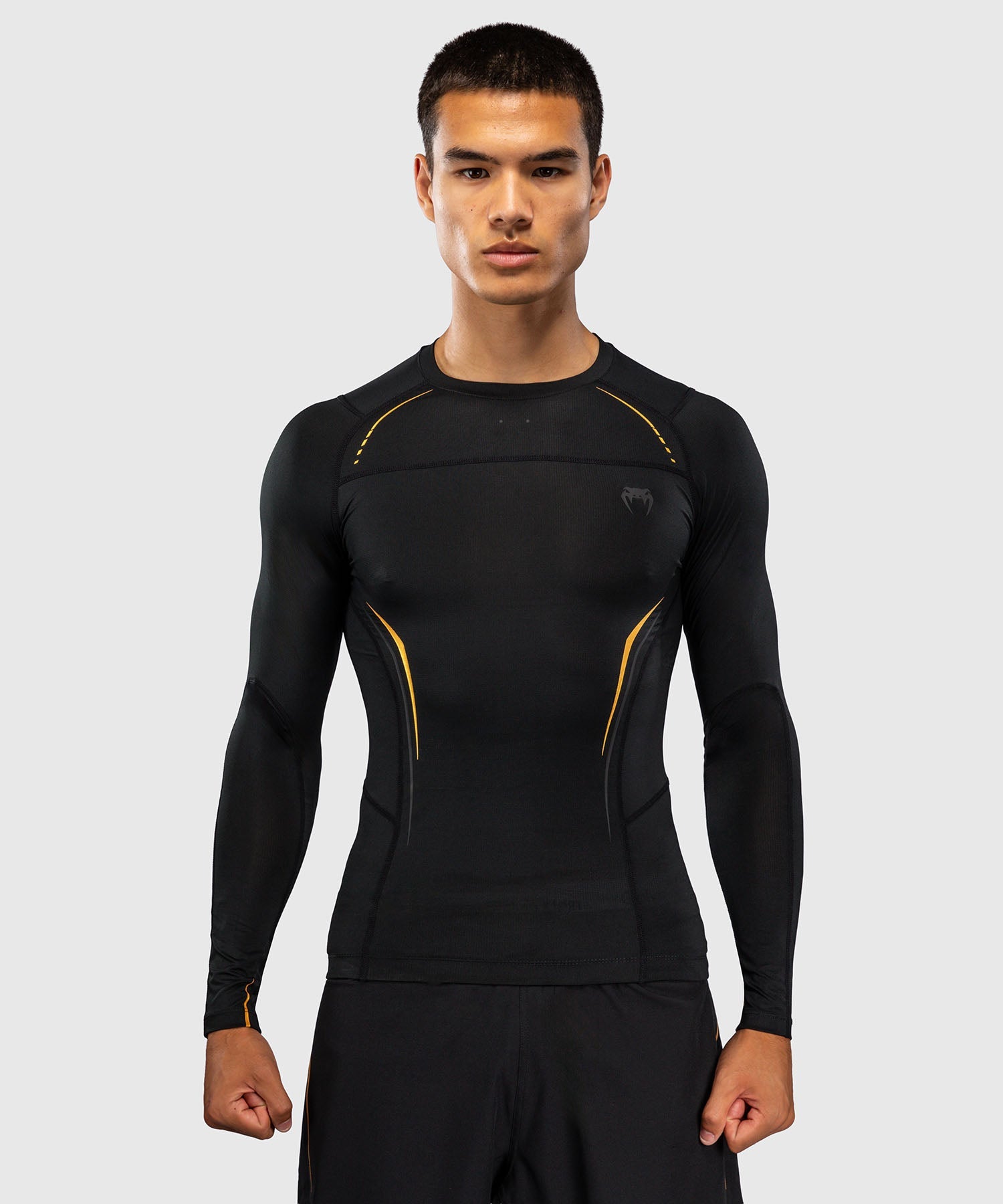 Rashguard Manches Longues Venum G-Core Noir/Or