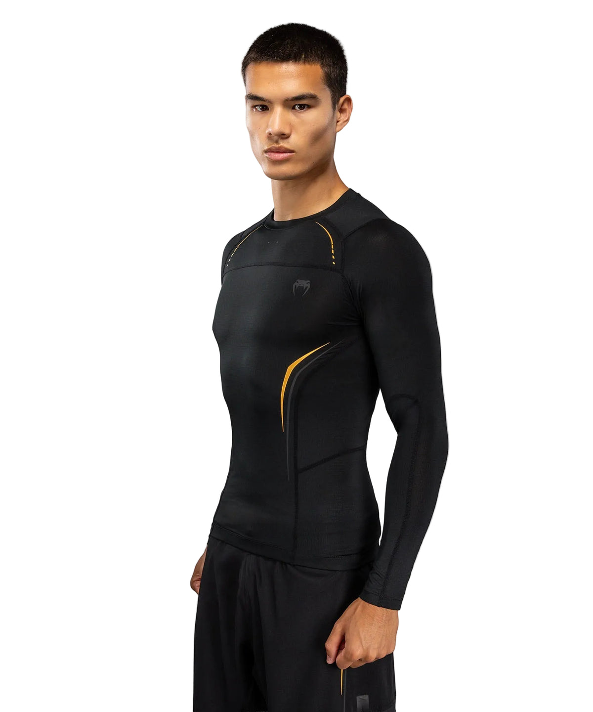 Rashguard Manches Longues Venum G-Core Noir/Or vue de détail
