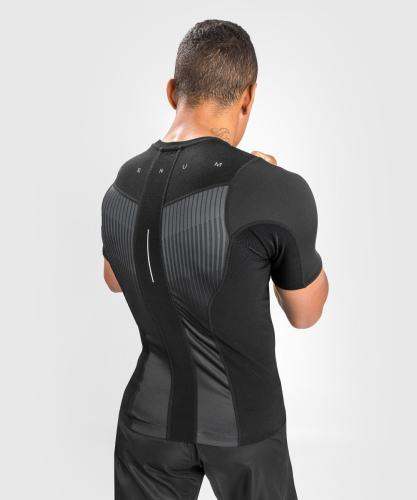 Rashguard Venum Biomecha Manches Courtes - Noir/Gris