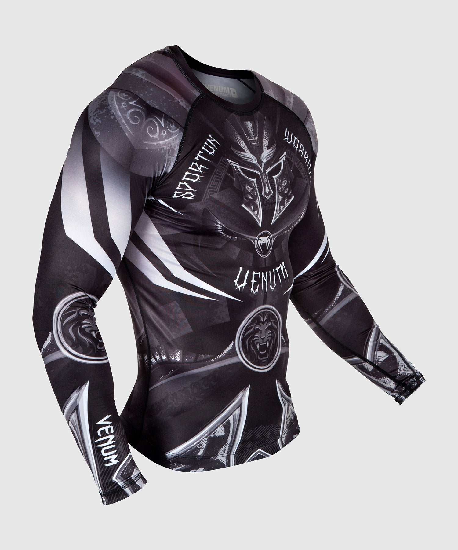 Rashguard Venum Gladiator 3.0 manches longues pour MMA et JJB avec technologies Compression et Dry Tech