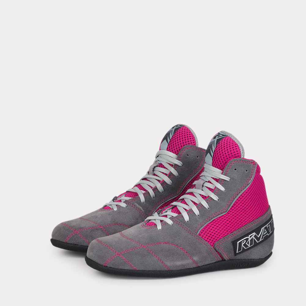 Chaussures de boxe française femme Rivat Boomerang Lady, la paire de face