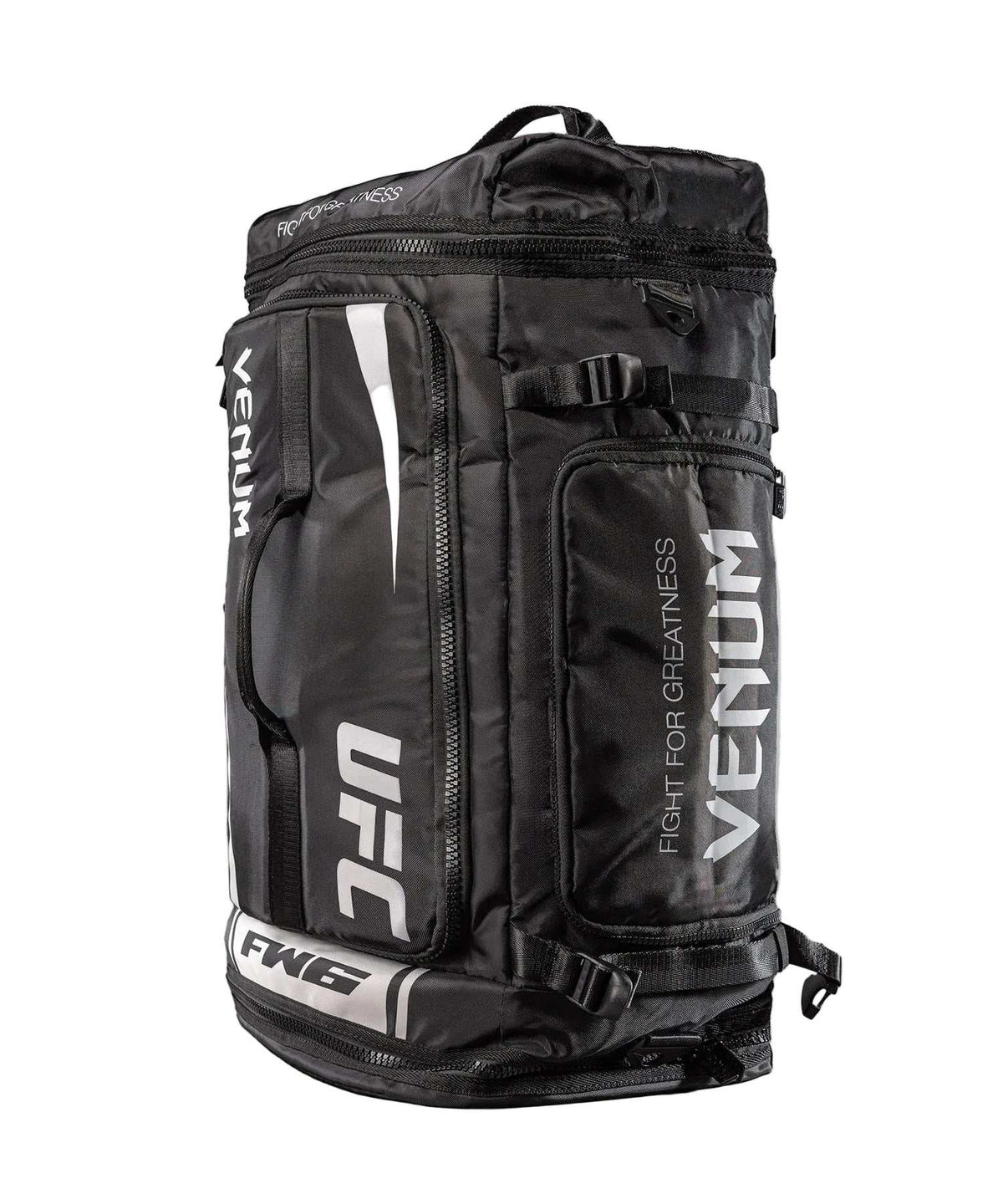 Sac de Sport UFC Venum Fight Week Noir/Blanc vue de détail