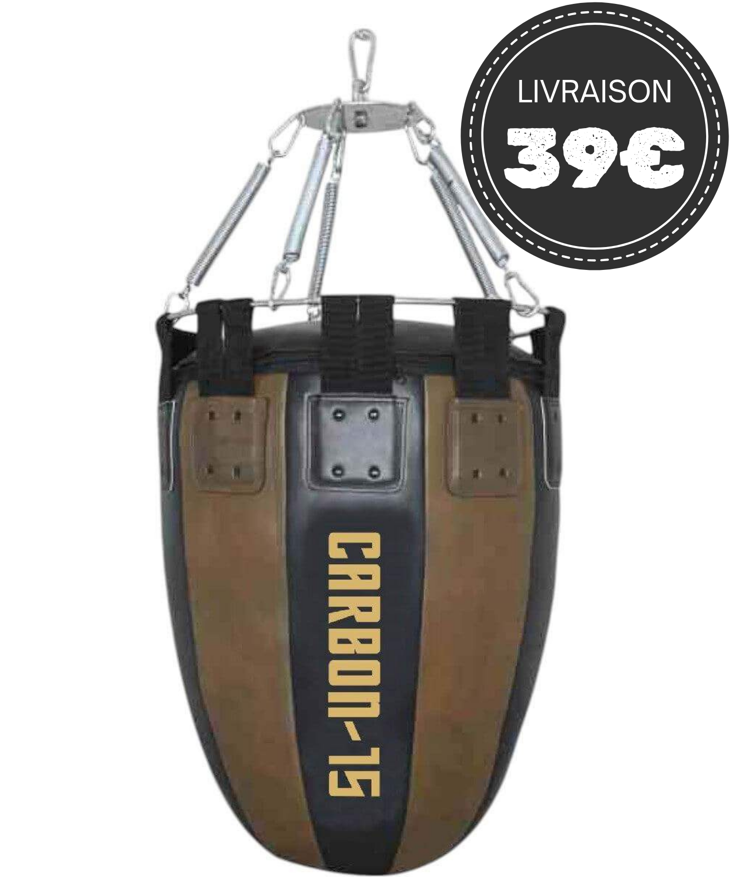 Sac de frappe pour Boxe Anglaise Monster Bag Carbon 15 Metal Boxe