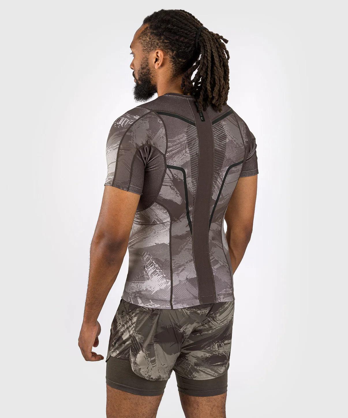T-Shirt de Compression Venum Electron 3.0 - Manches Courtes - Sable " épuisé "