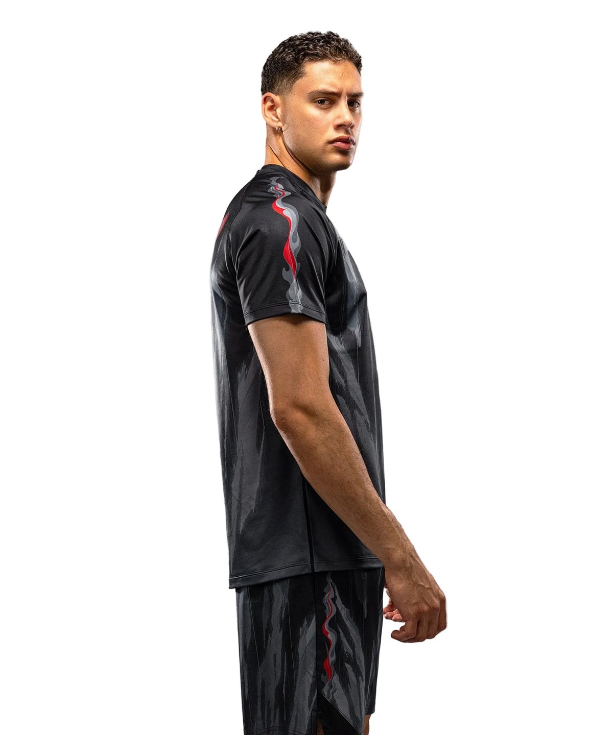 T-shirt Dry Tech Venum Demon Noir/Gris vue de détail