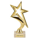 Trophée étoile Doré 9.8 Pouces – En Plastique Résine, Pour Récompenses Sport, Musique, Compétitions - 2