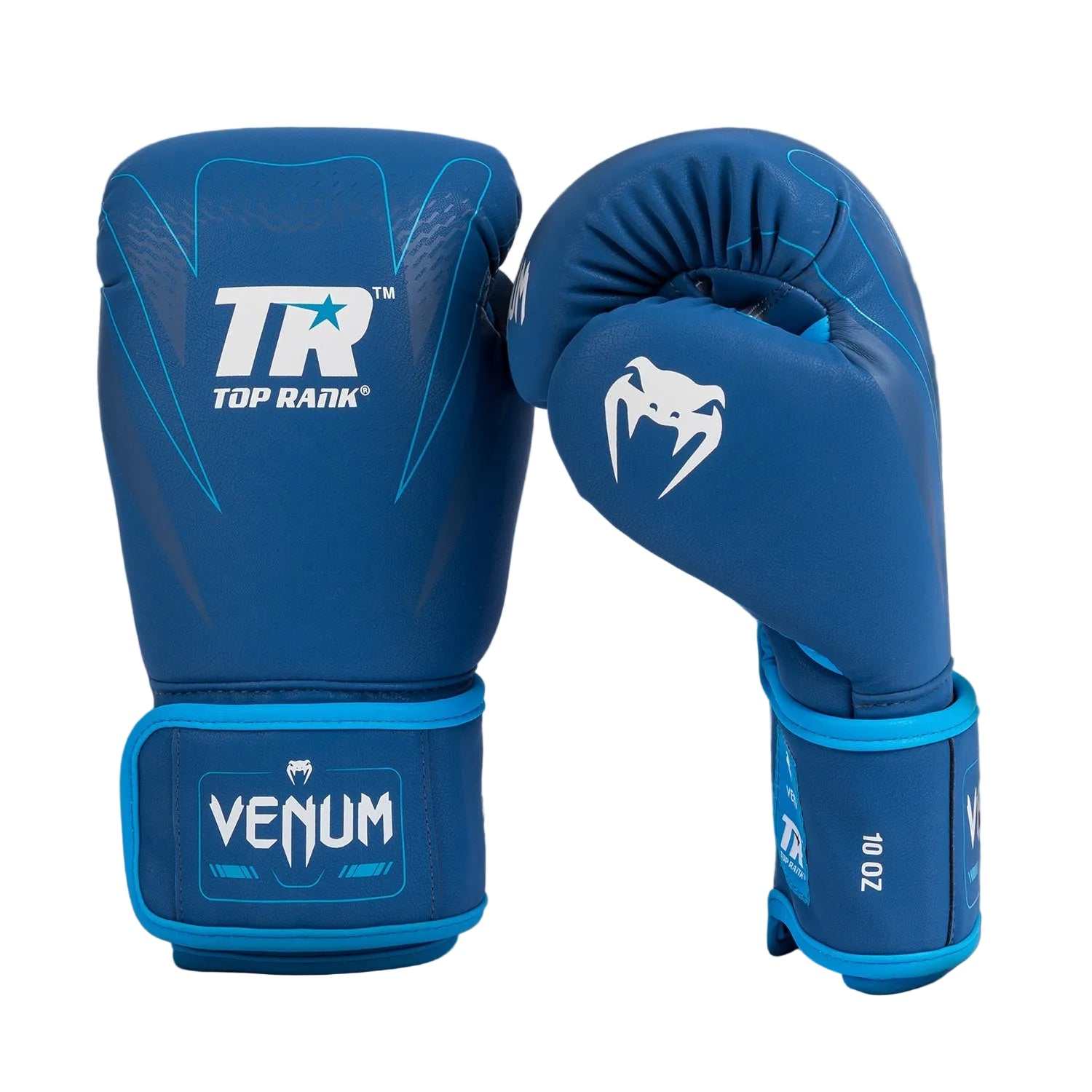 Gants de boxe Venum x Top Rank Original Impact bleu marine avec mousse triple densité et ventilation mesh