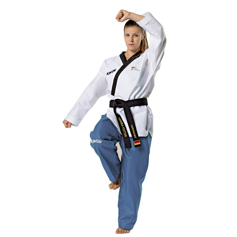 Dobok Poomse WTF femme Kwon - "épuisé"