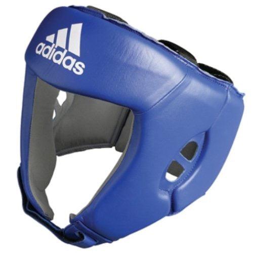 Blue Adidas Casque de Boxe Amateur headguard for amateur boxing with high-impact foam protection and adjustable fit
