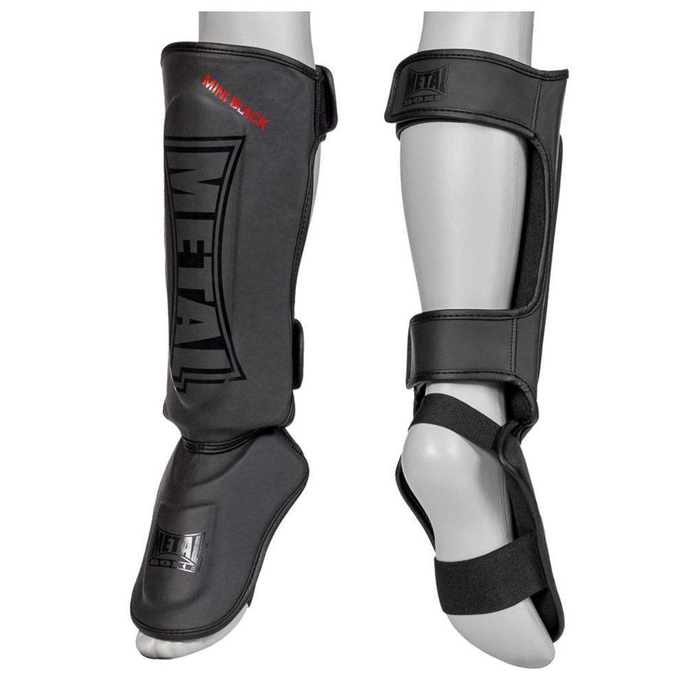 Protège Tibia-pieds enfant Metal Boxe Mini Black