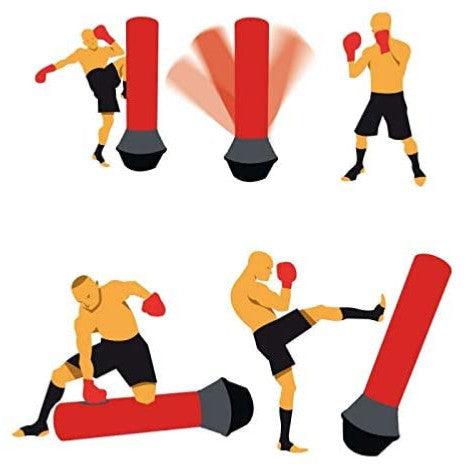 Sac de frappe sur pied Culbuto Metal Boxe Aktivbag - Boutique des Arts Martiaux et Sports de Combat