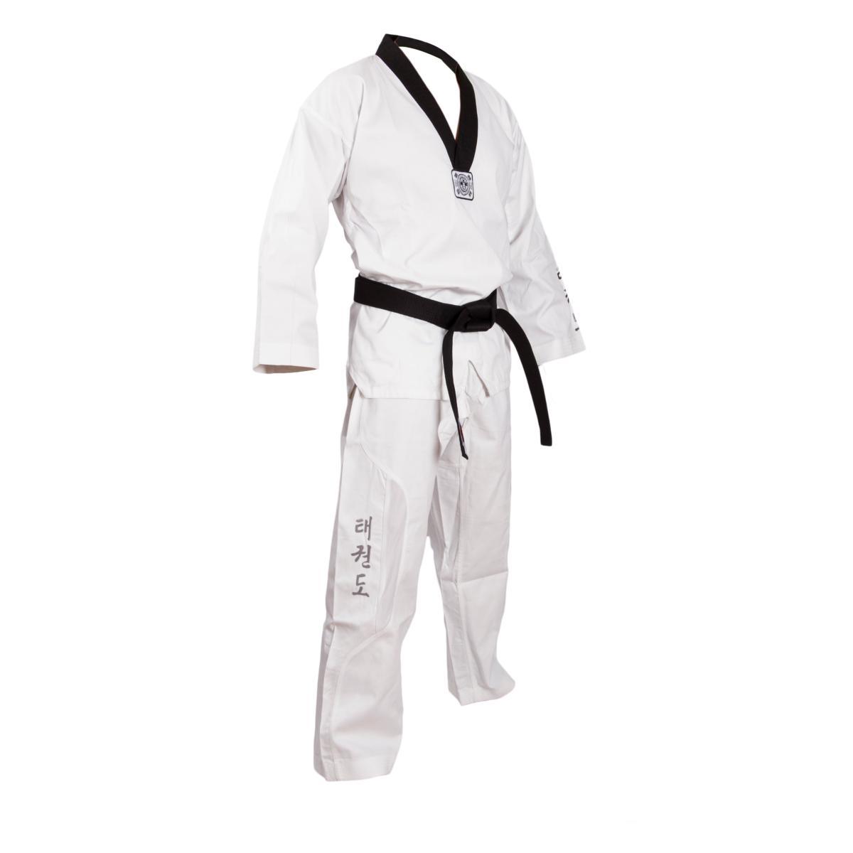 Dobok de Taekwondo Dojo Master Col Noir "épuisé"