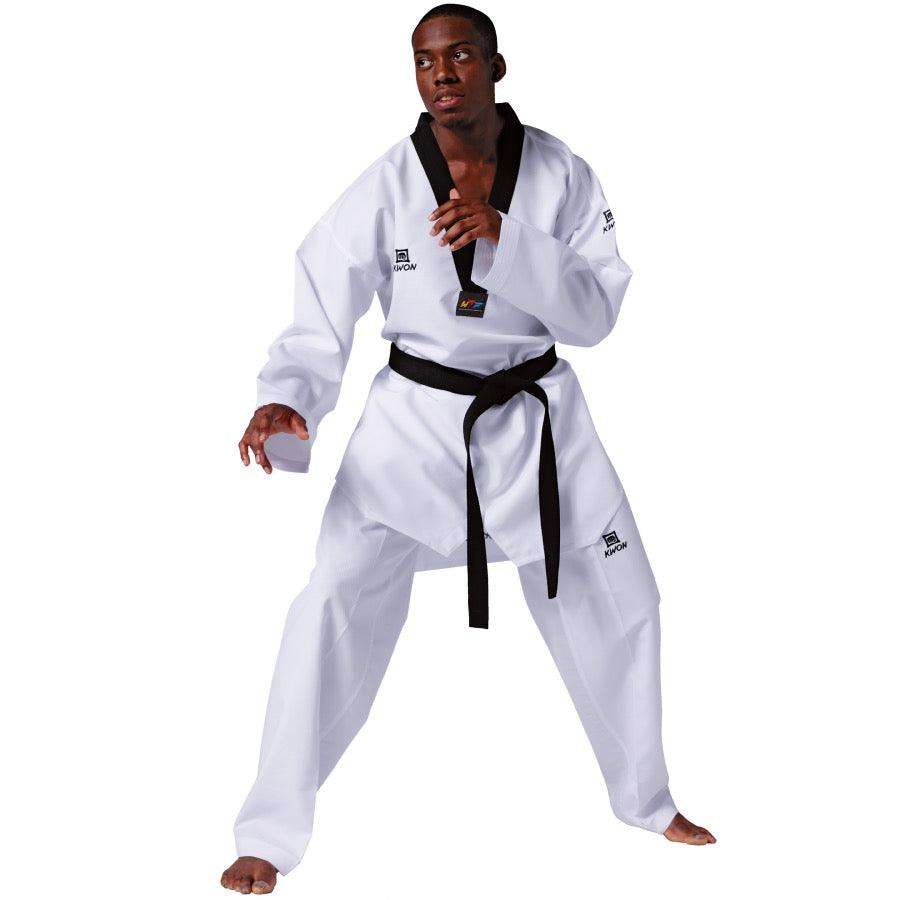Dobok de Taekwondo Kwon Revolution Col Noir