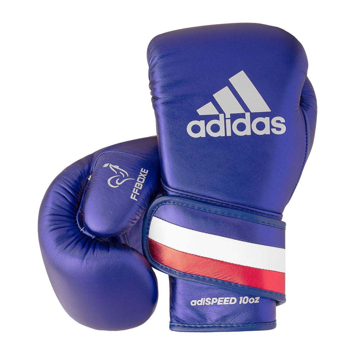 Gants de Boxe intensif Adidas Speed 501 FFBoxe Bleu/Blanc/Rouge
