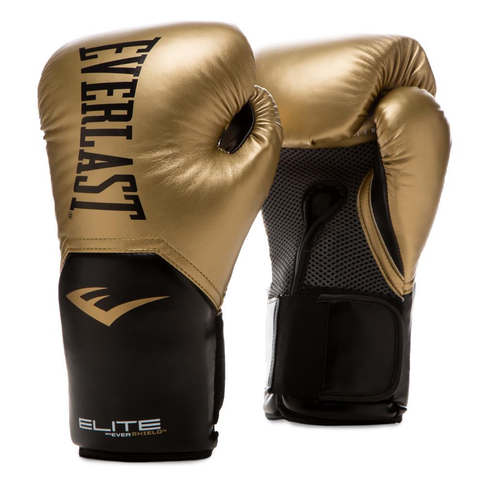 Gants de boxe Everlast Pro Style Elite Noir/Or Boutique des Arts