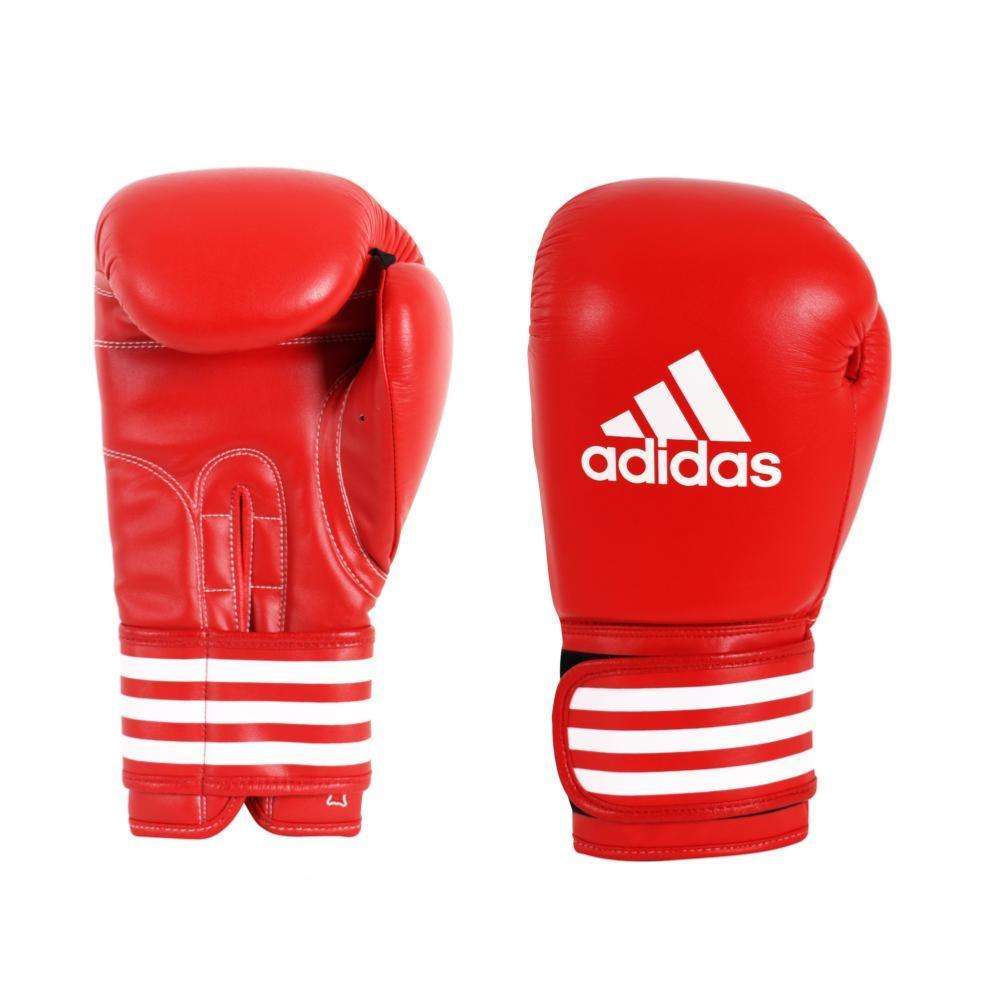 Gants de boxe Adidas Ultima cuir rouge