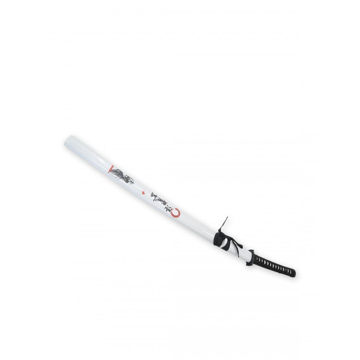 Katana Samouraï 69 cm Blanc